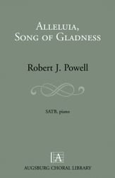 Alleluia Song of Gladness SATB choral sheet music cover